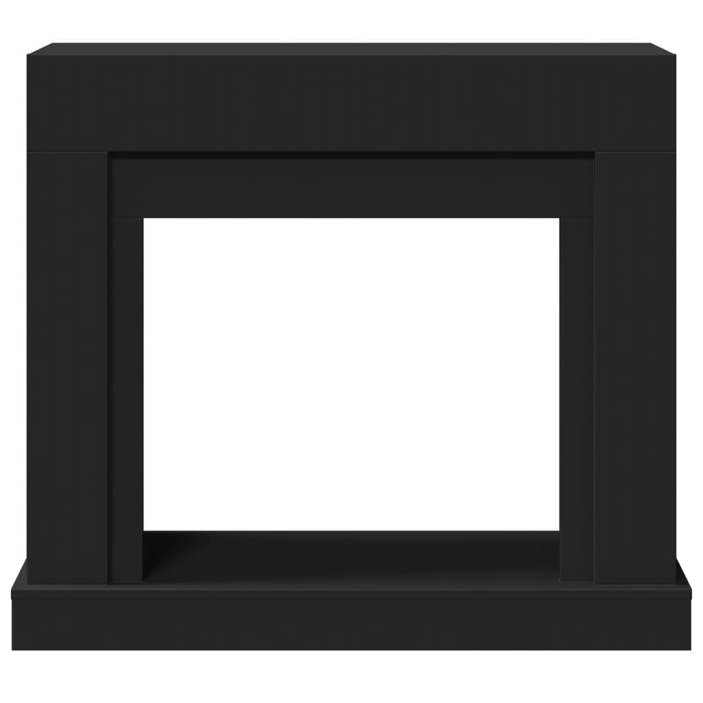 Fireplace Surround Black 100x30x87,5 cm Engineered Wood
