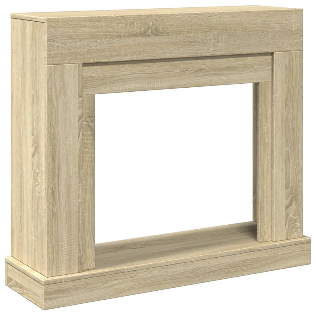 Fireplace Surround Sonoma Oak 100x30x87,5 cm Engineered Wood