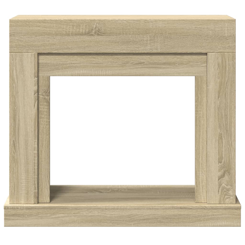 Fireplace Surround Sonoma Oak 100x30x87,5 cm Engineered Wood