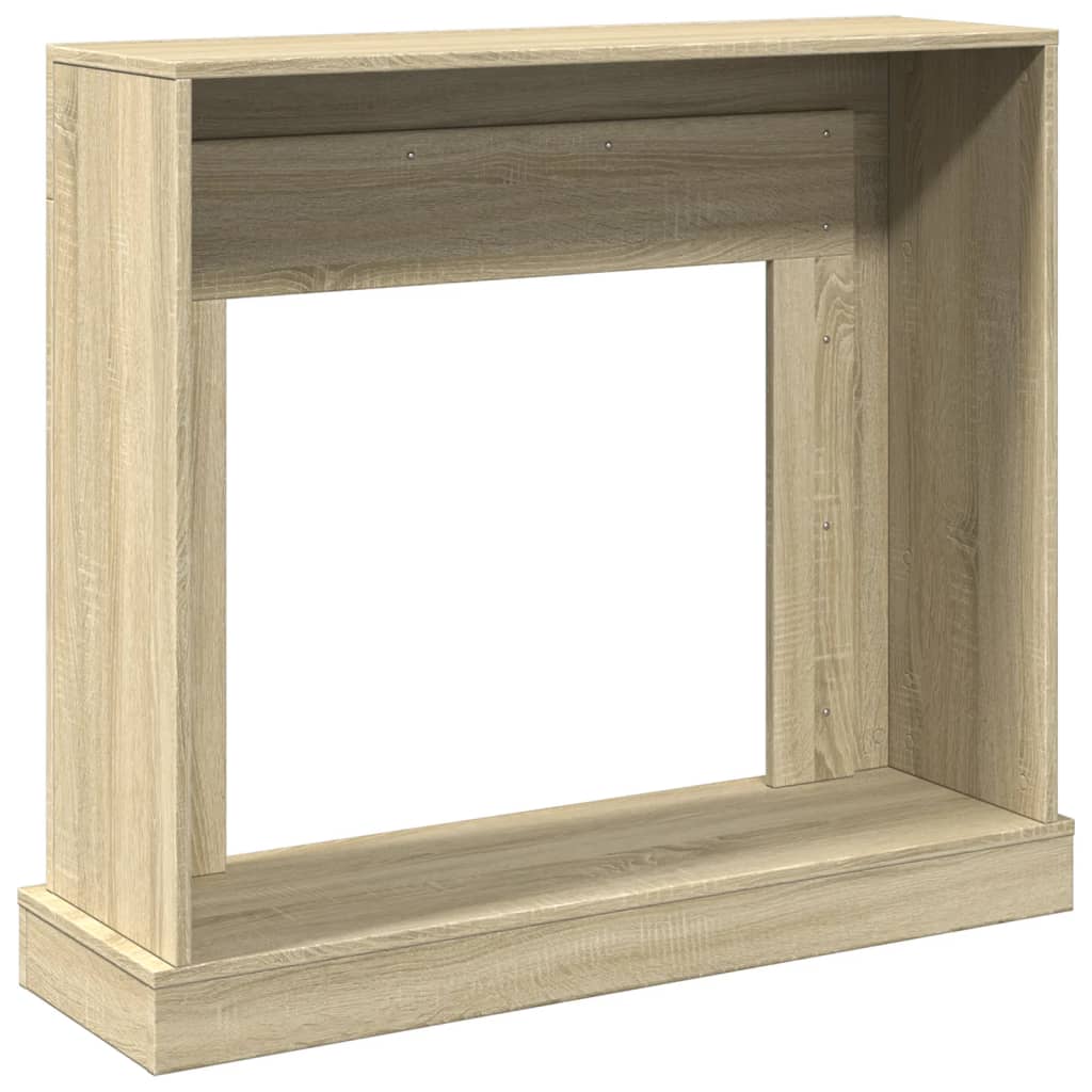 Fireplace Surround Sonoma Oak 100x30x87,5 cm Engineered Wood