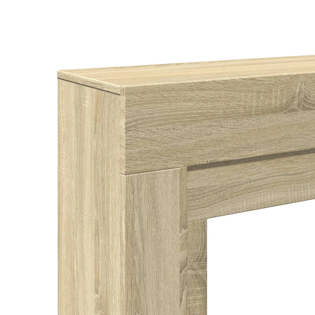 Fireplace Surround Sonoma Oak 100x30x87,5 cm Engineered Wood