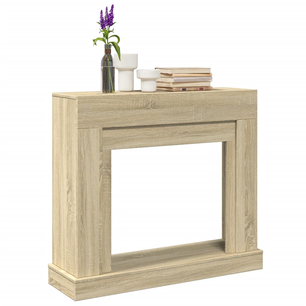 Fireplace Surround Sonoma Oak 100x30x87,5 cm Engineered Wood