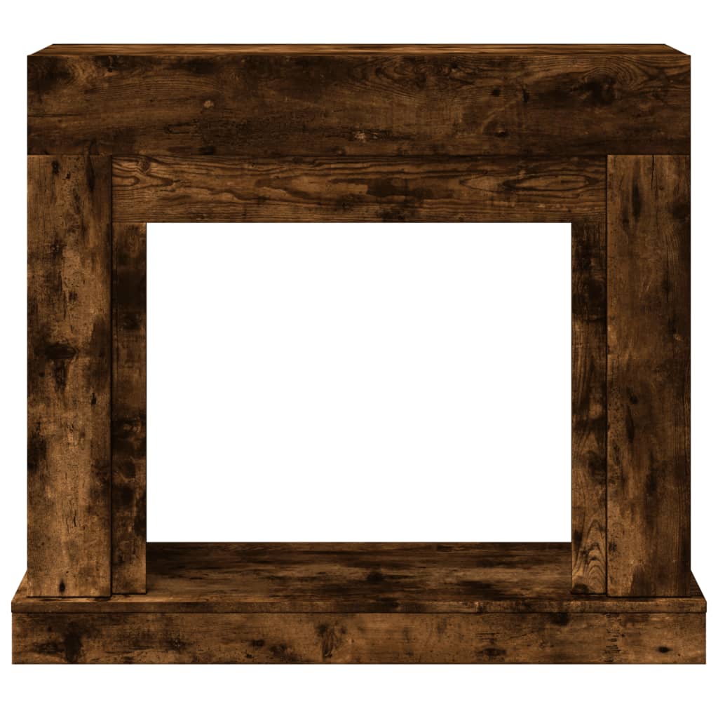 Fireplace Surround Smoked Oak 100x30x87,5 cm Engineered Wood