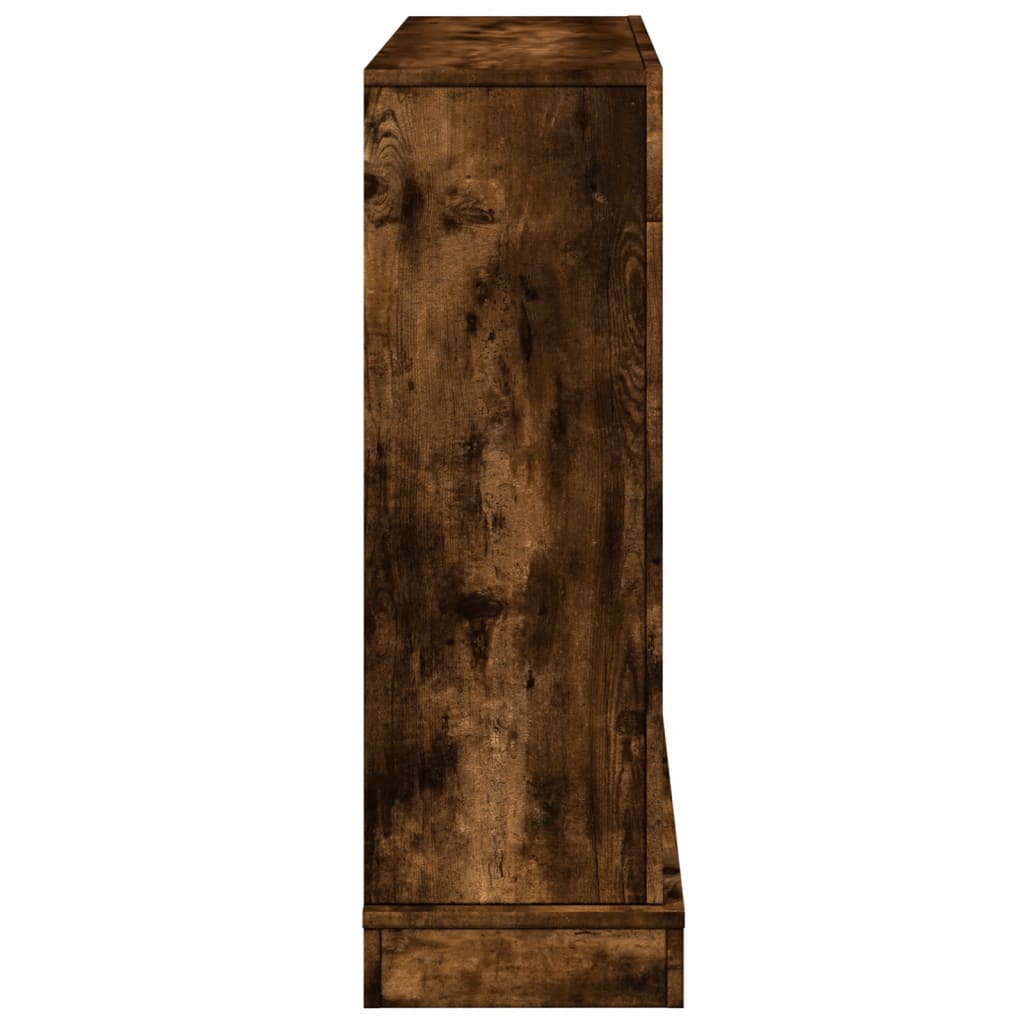 Fireplace Surround Smoked Oak 100x30x87,5 cm Engineered Wood