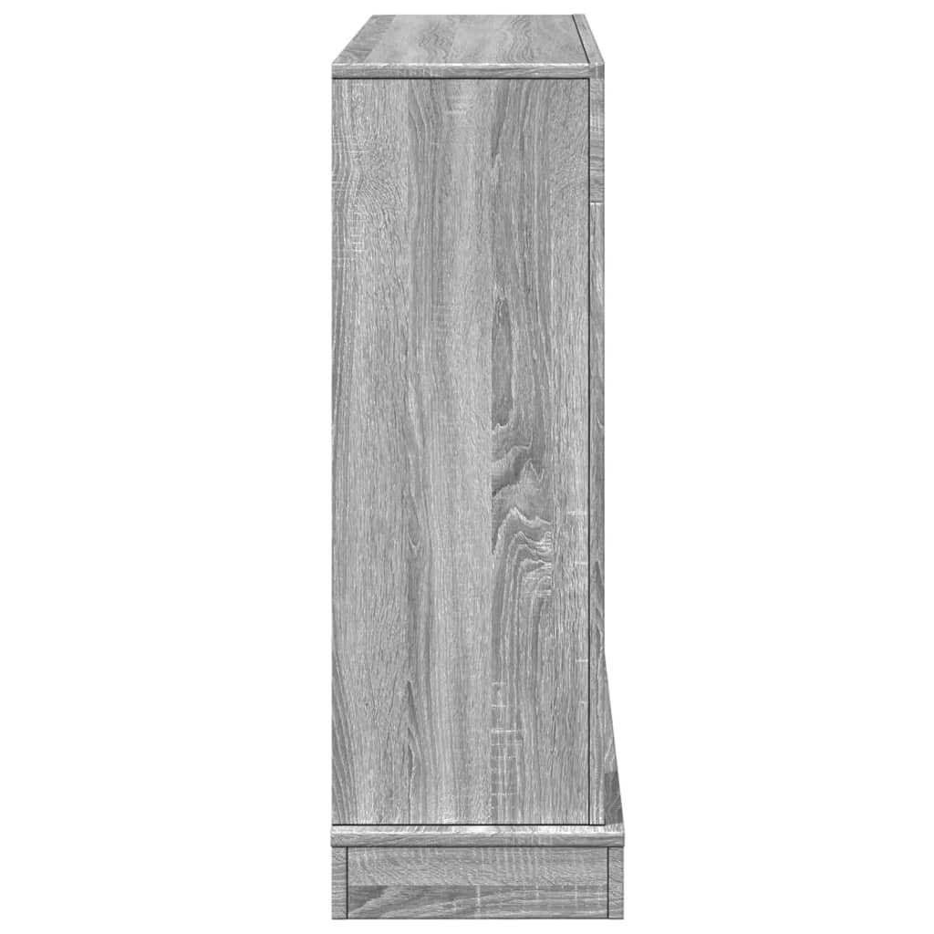 Fireplace Surround Grey Sonoma 100x30x87,5 cm Engineered Wood