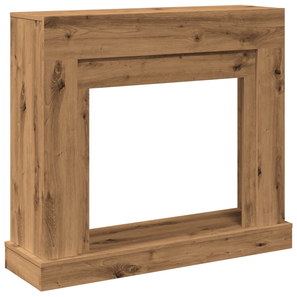 Fireplace Surround Artisan Oak 100x30x87,5 cm Engineered Wood
