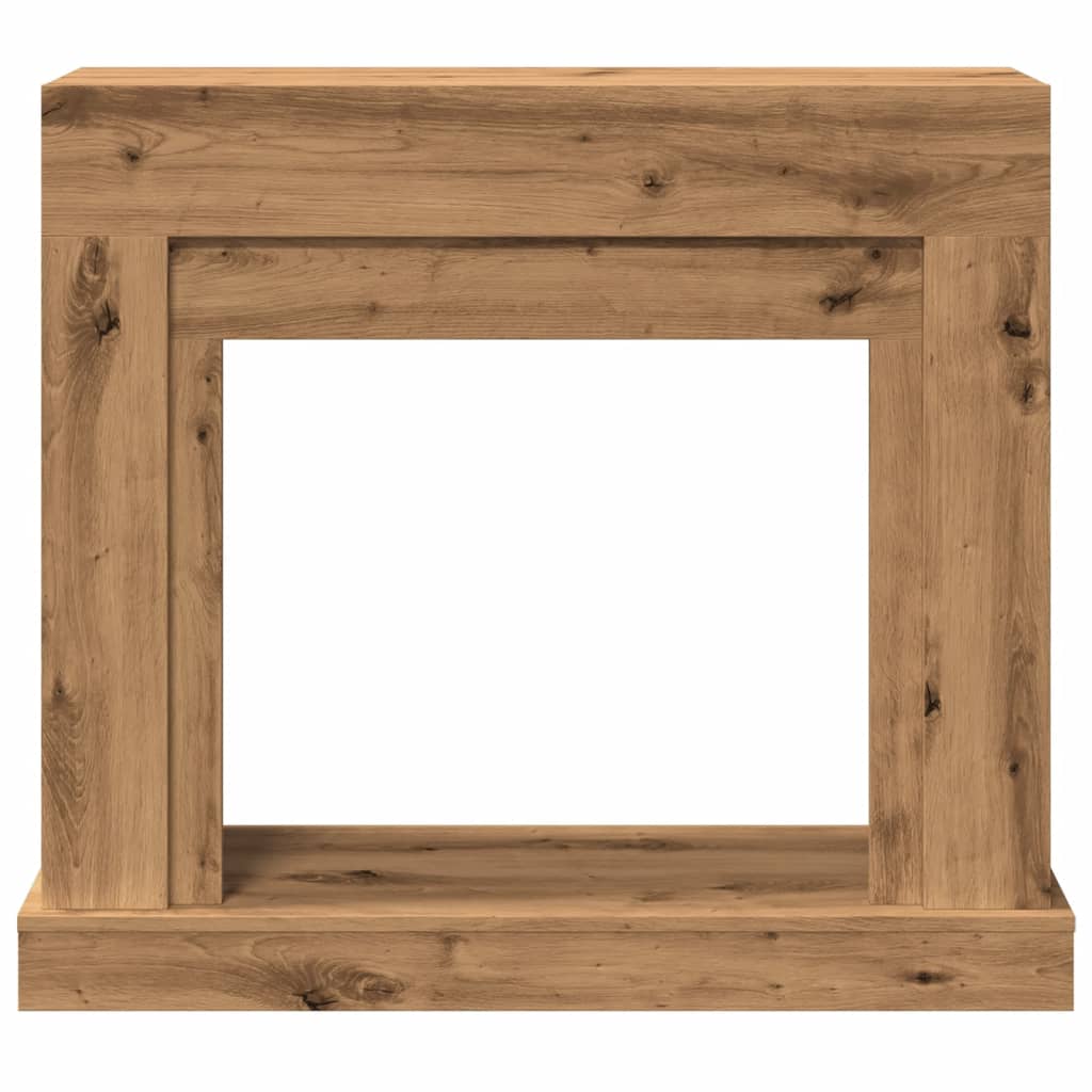 Fireplace Surround Artisan Oak 100x30x87,5 cm Engineered Wood