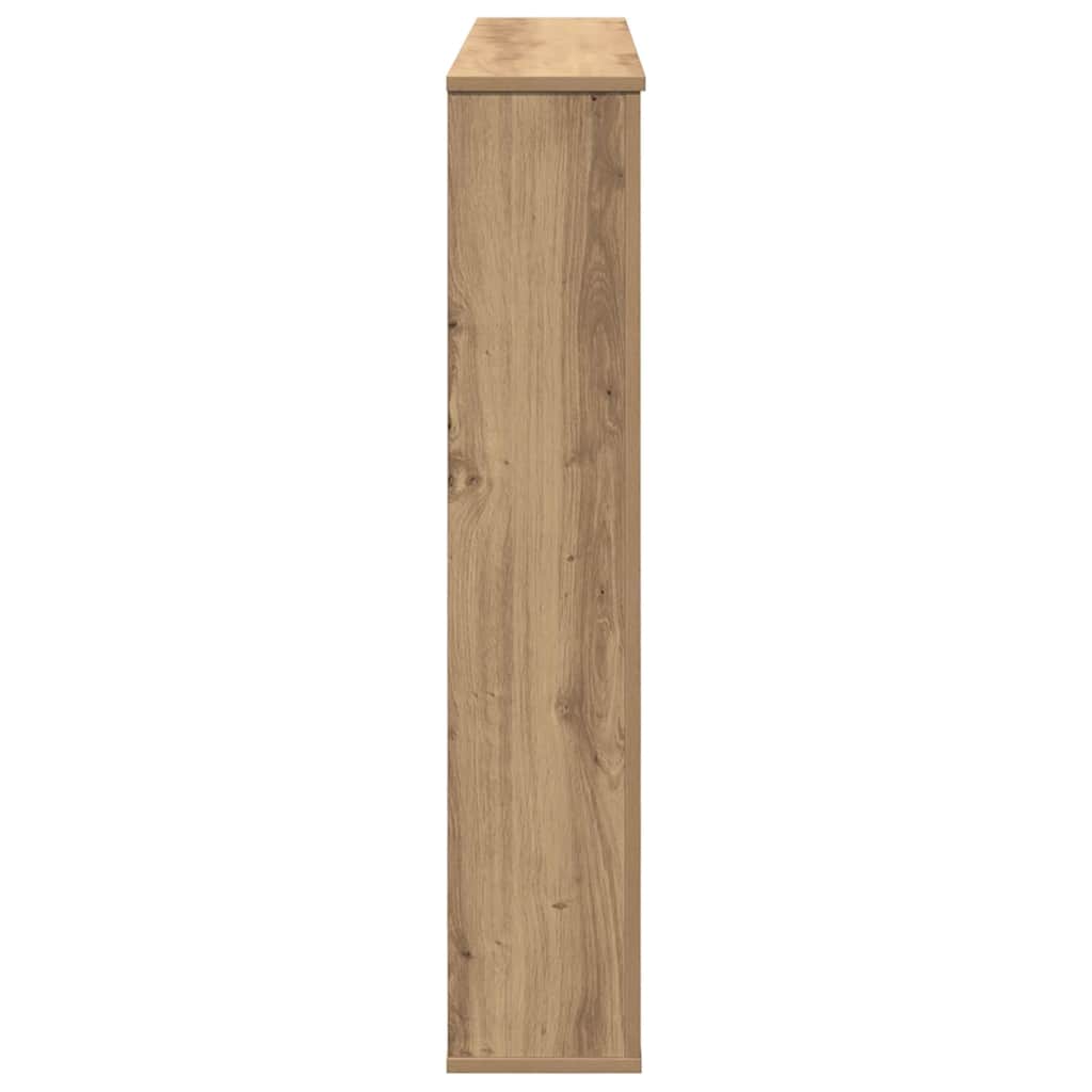 Fireplace Surround Artisan Oak 100x20x100 cm Engineered Wood