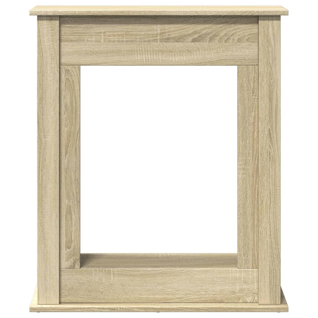Fireplace Surround Sonoma Oak 75x20x87,5 cm Engineered Wood