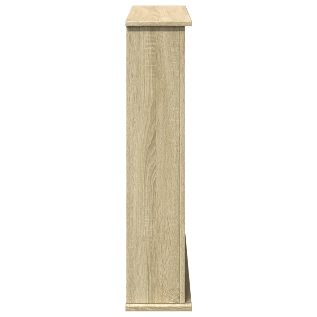 Fireplace Surround Sonoma Oak 75x20x87,5 cm Engineered Wood
