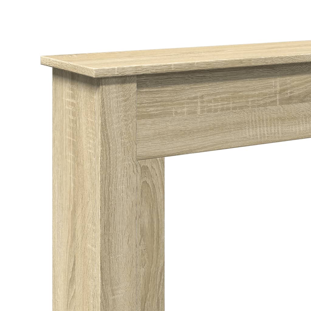 Fireplace Surround Sonoma Oak 75x20x87,5 cm Engineered Wood