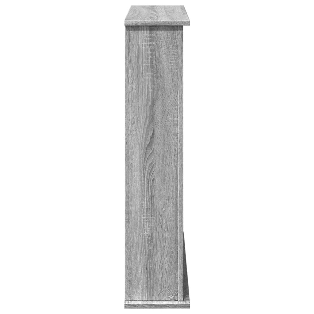 Fireplace Surround Grey Sonoma 75x20x87,5 cm Engineered Wood