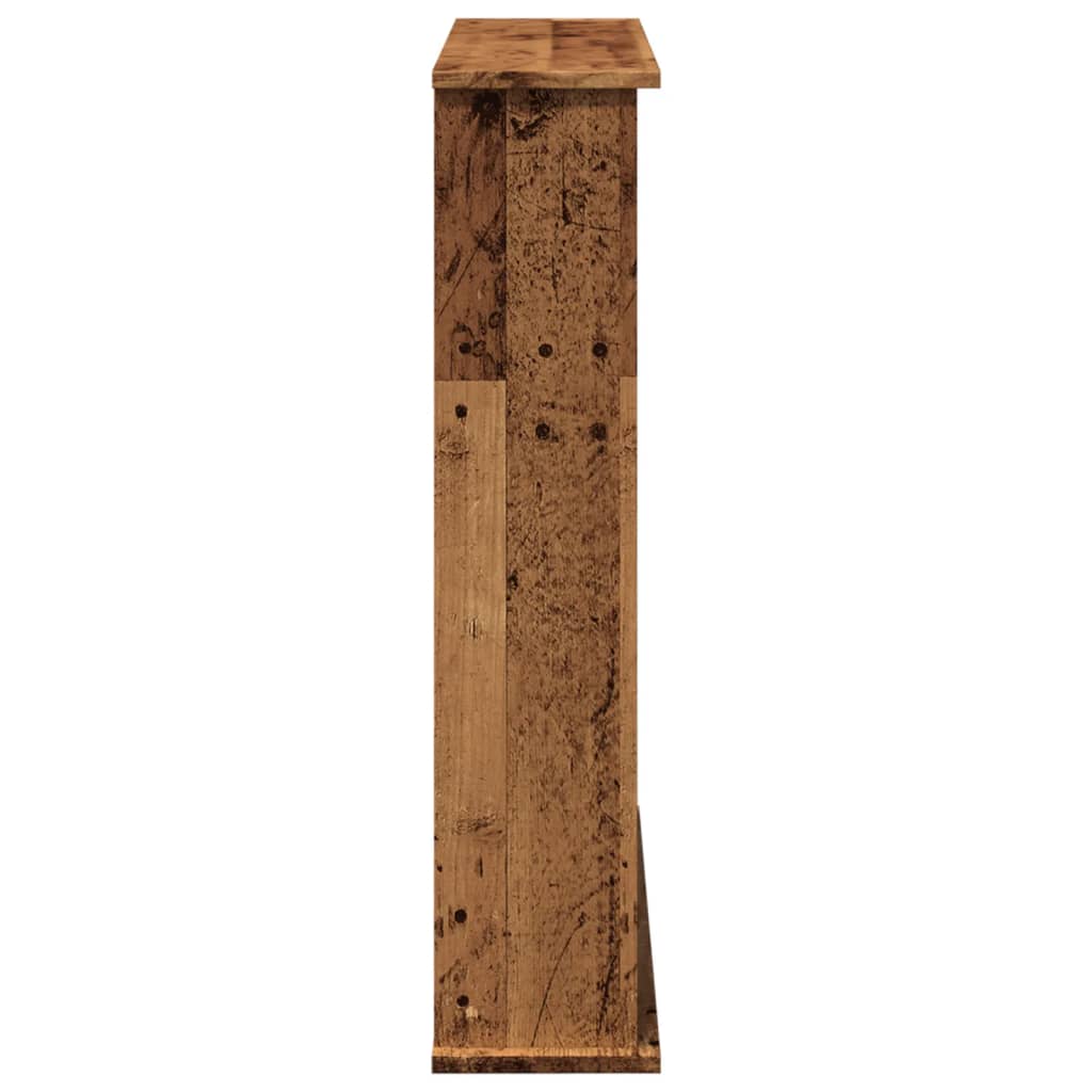 Fireplace Surround Old Wood 75x20x87,5 cm Engineered Wood