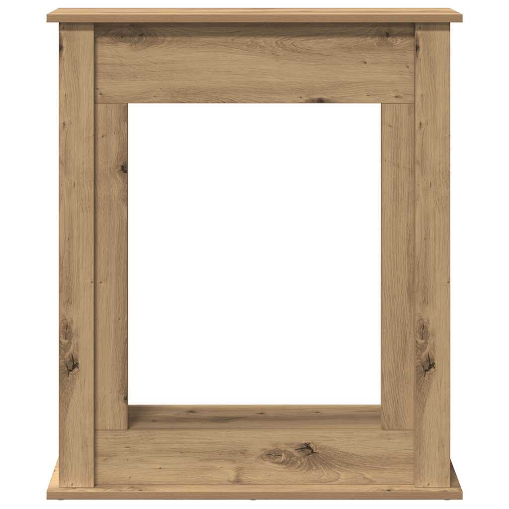 Fireplace Surround Artisan Oak 75x20x87,5 cm Engineered Wood