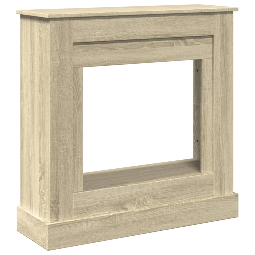 Fireplace Surround Sonoma Oak 90x30x90 cm Engineered Wood