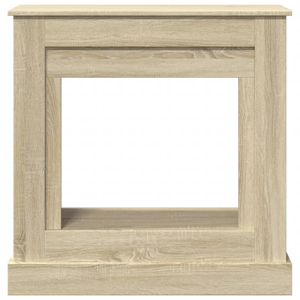 Fireplace Surround Sonoma Oak 90x30x90 cm Engineered Wood