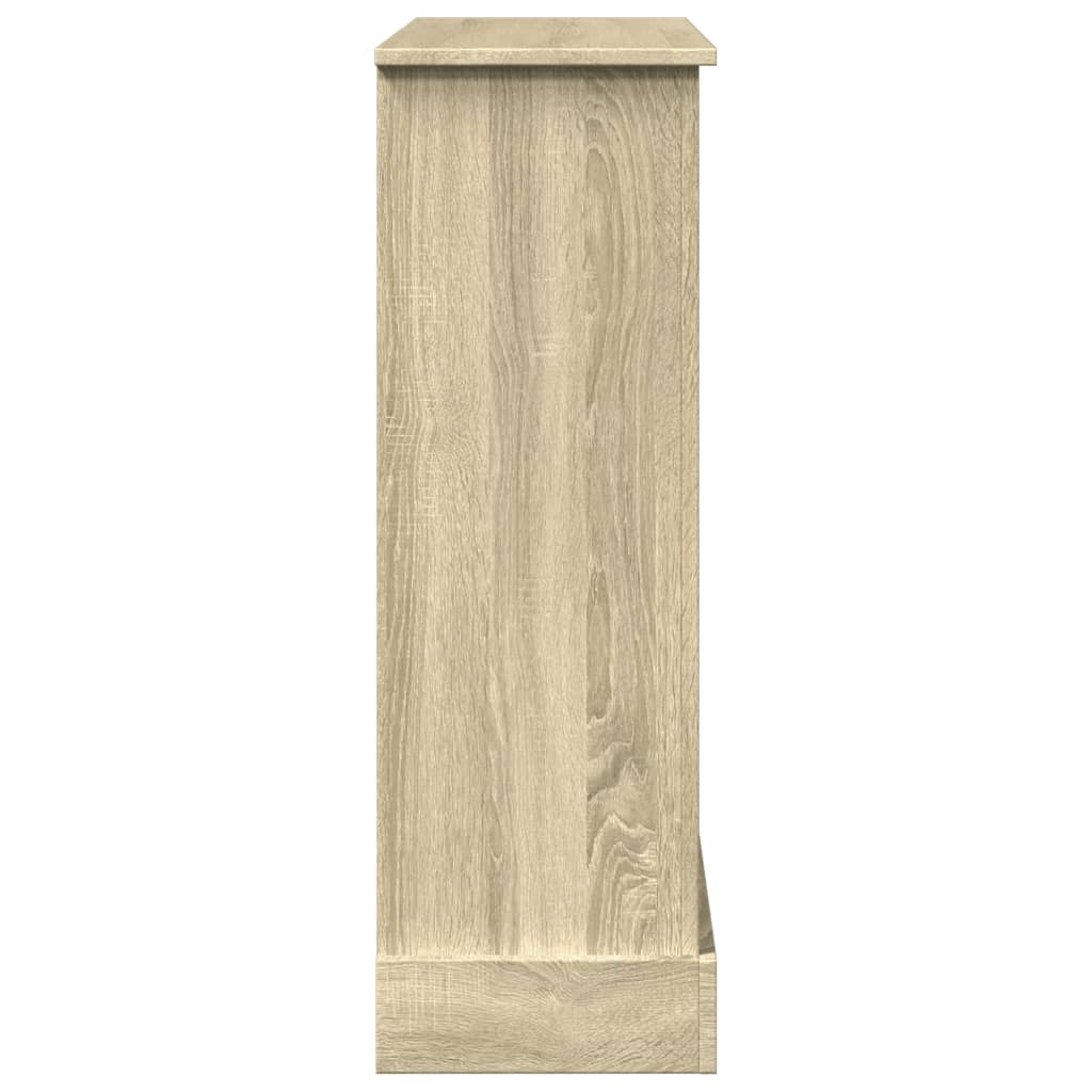 Fireplace Surround Sonoma Oak 90x30x90 cm Engineered Wood