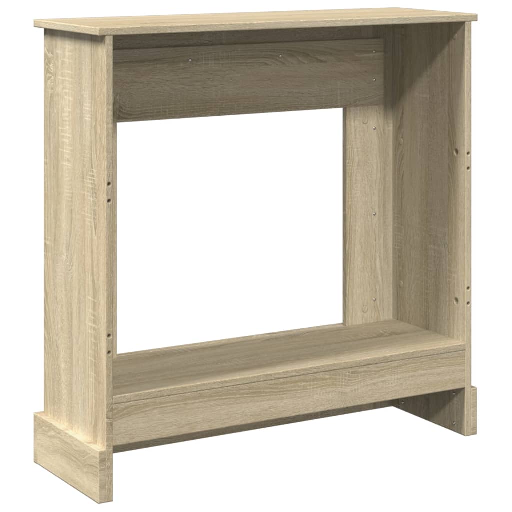 Fireplace Surround Sonoma Oak 90x30x90 cm Engineered Wood