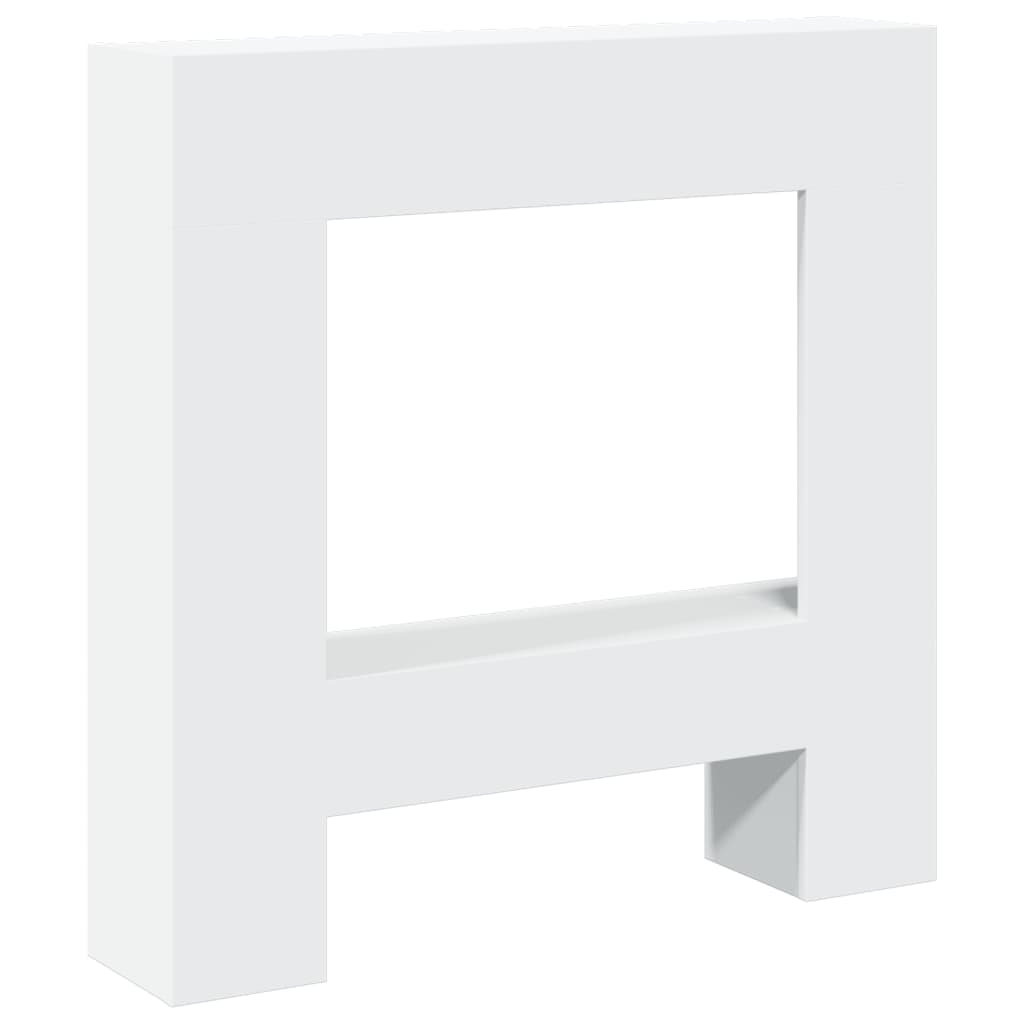 Fireplace Surround White 81x18x82 cm Engineered Wood