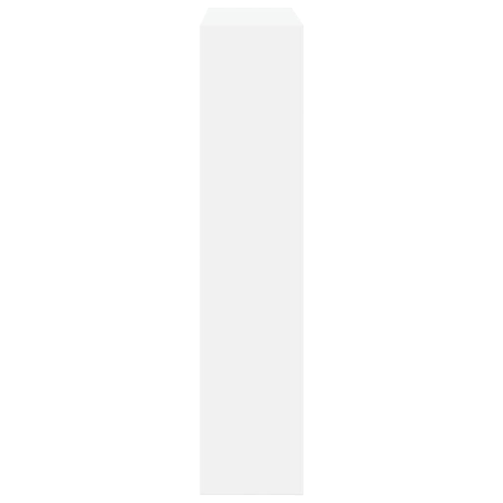 Fireplace Surround White 81x18x82 cm Engineered Wood