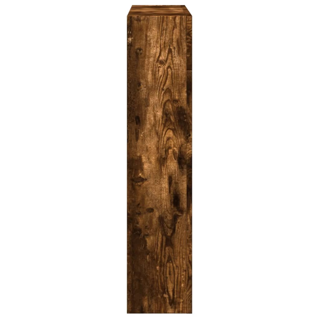 Fireplace Surround Smoked Oak 81x18x82 cm Engineered Wood