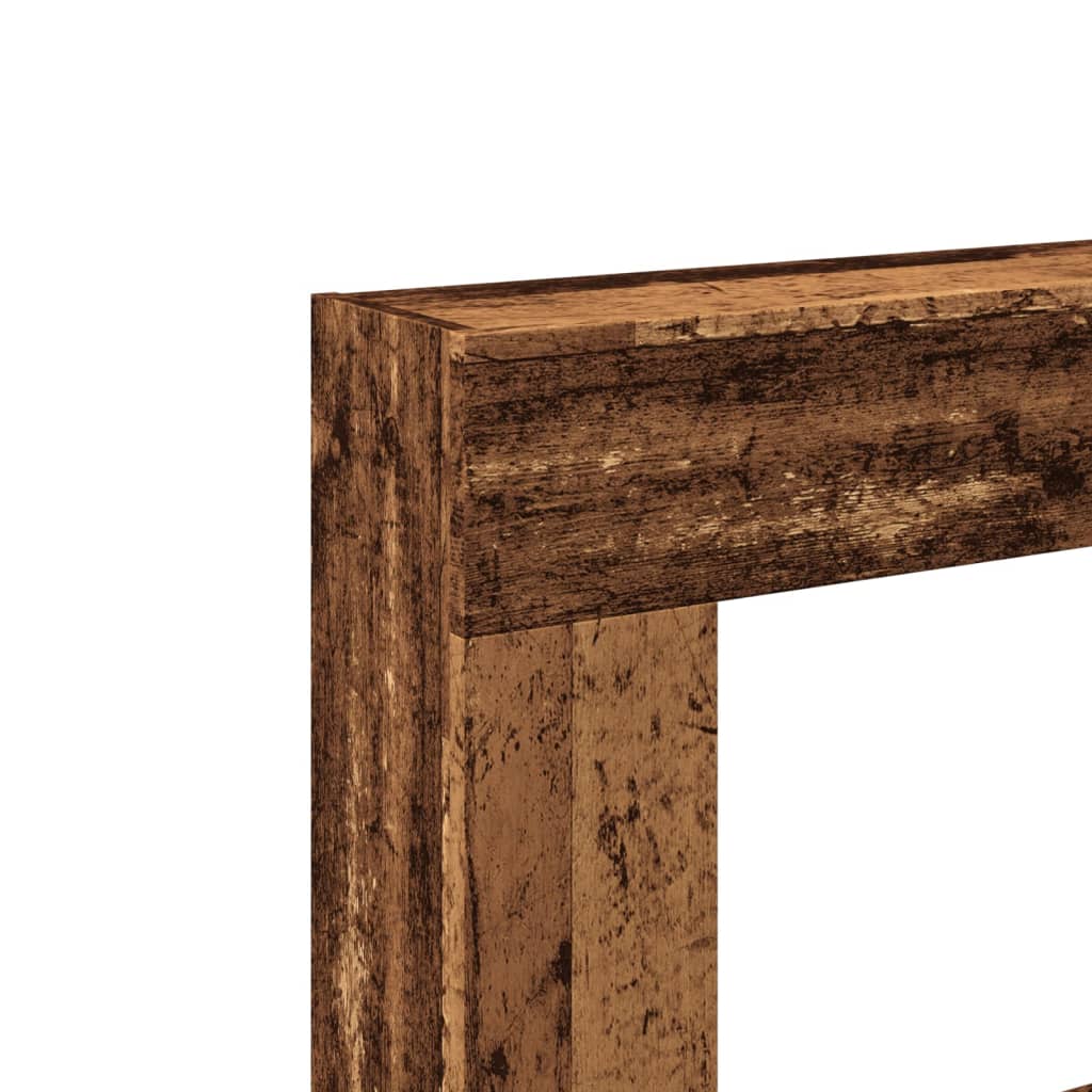 Fireplace Surround Old Wood 81x18x82 cm Engineered Wood