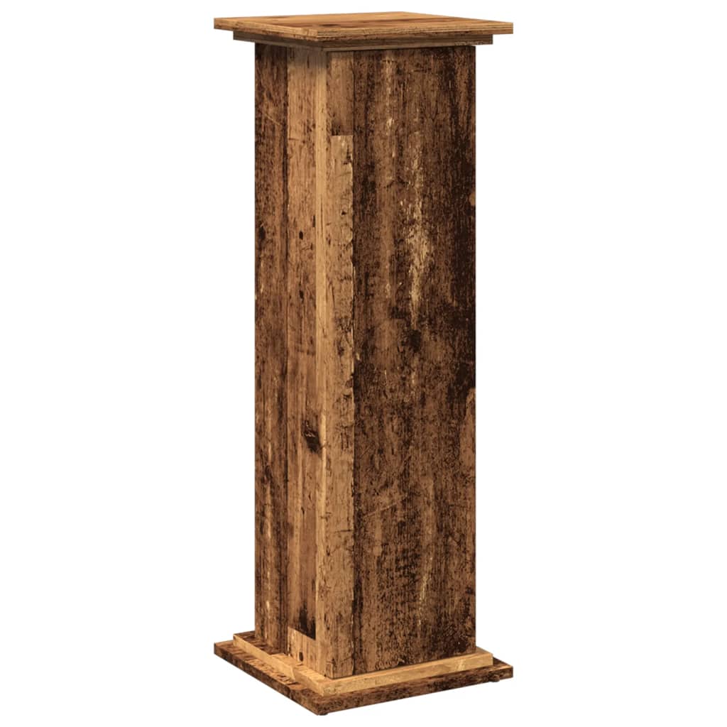 Display Stand with Storage Old Wood 31x30x90 cm Engineered Wood