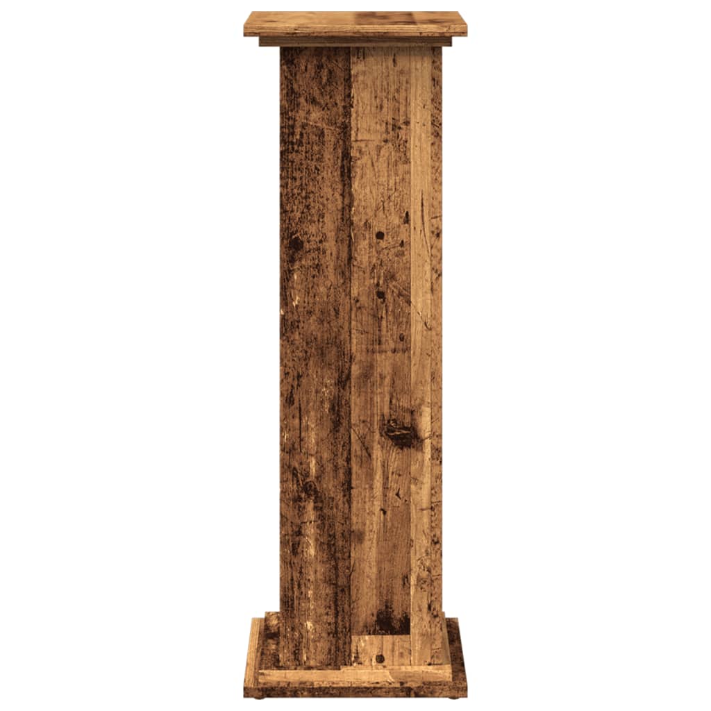 Display Stand with Storage Old Wood 31x30x90 cm Engineered Wood