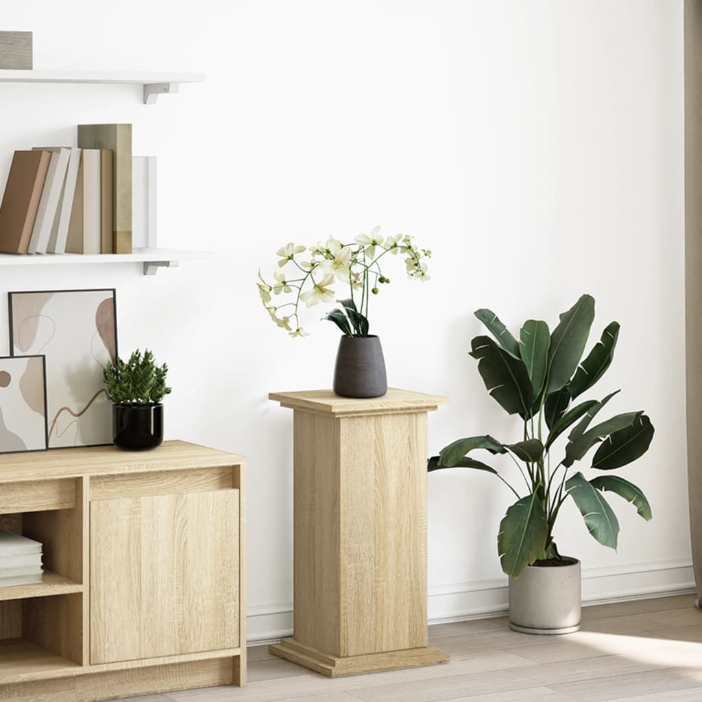 Display Stand with Storage Sonoma Oak 31x30x60 cm