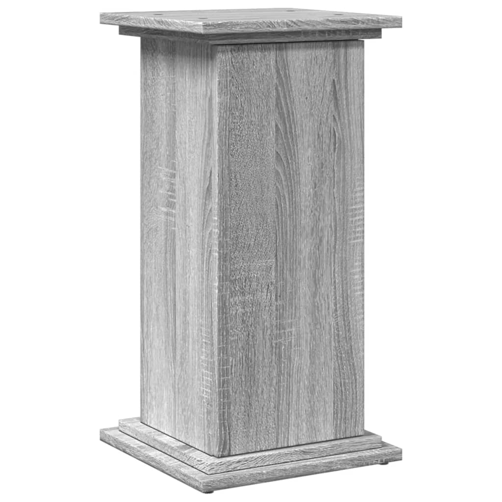 Display St& with Storage Grey Sonoma 31x30x60 cm