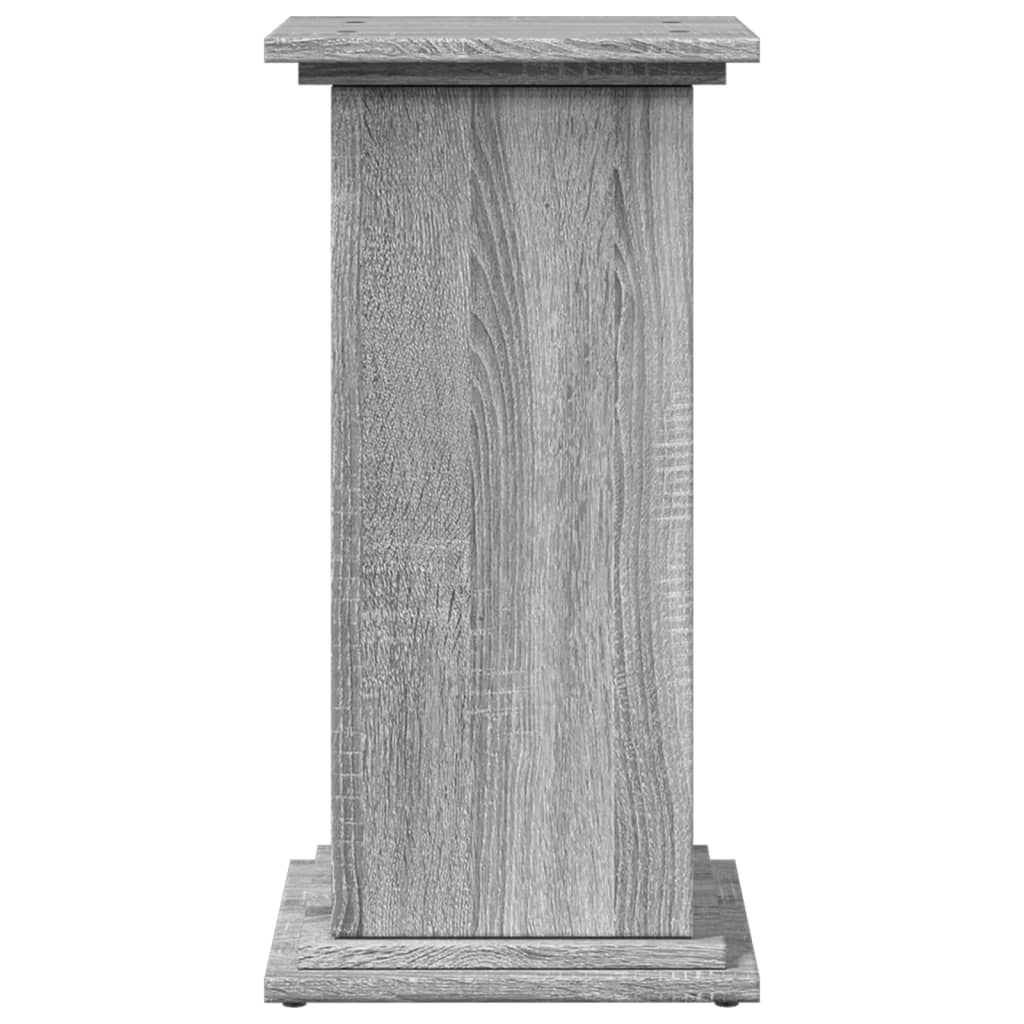 Display St& with Storage Grey Sonoma 31x30x60 cm