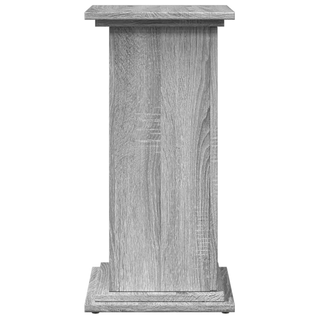 Display St& with Storage Grey Sonoma 31x30x60 cm
