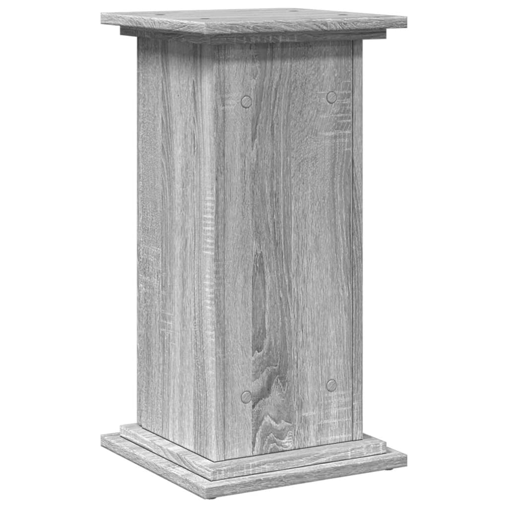 Display St& with Storage Grey Sonoma 31x30x60 cm