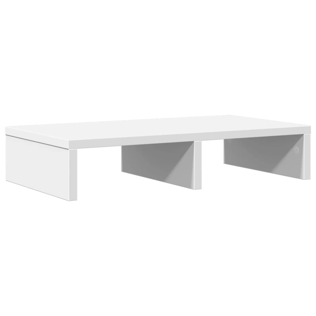 vidaXL Monitor Stand White 50x27x10 cm Engineered Wood