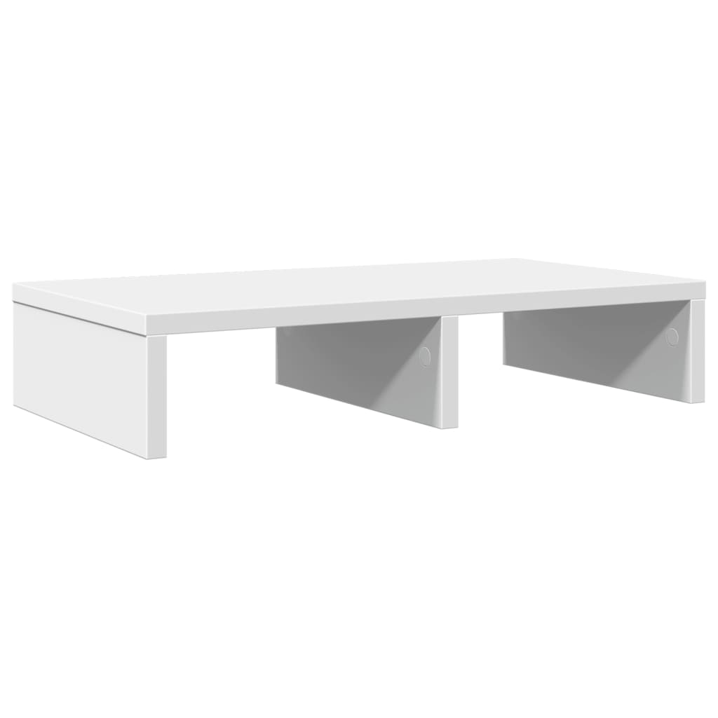 vidaXL Monitor Stand White 50x27x10 cm Engineered Wood