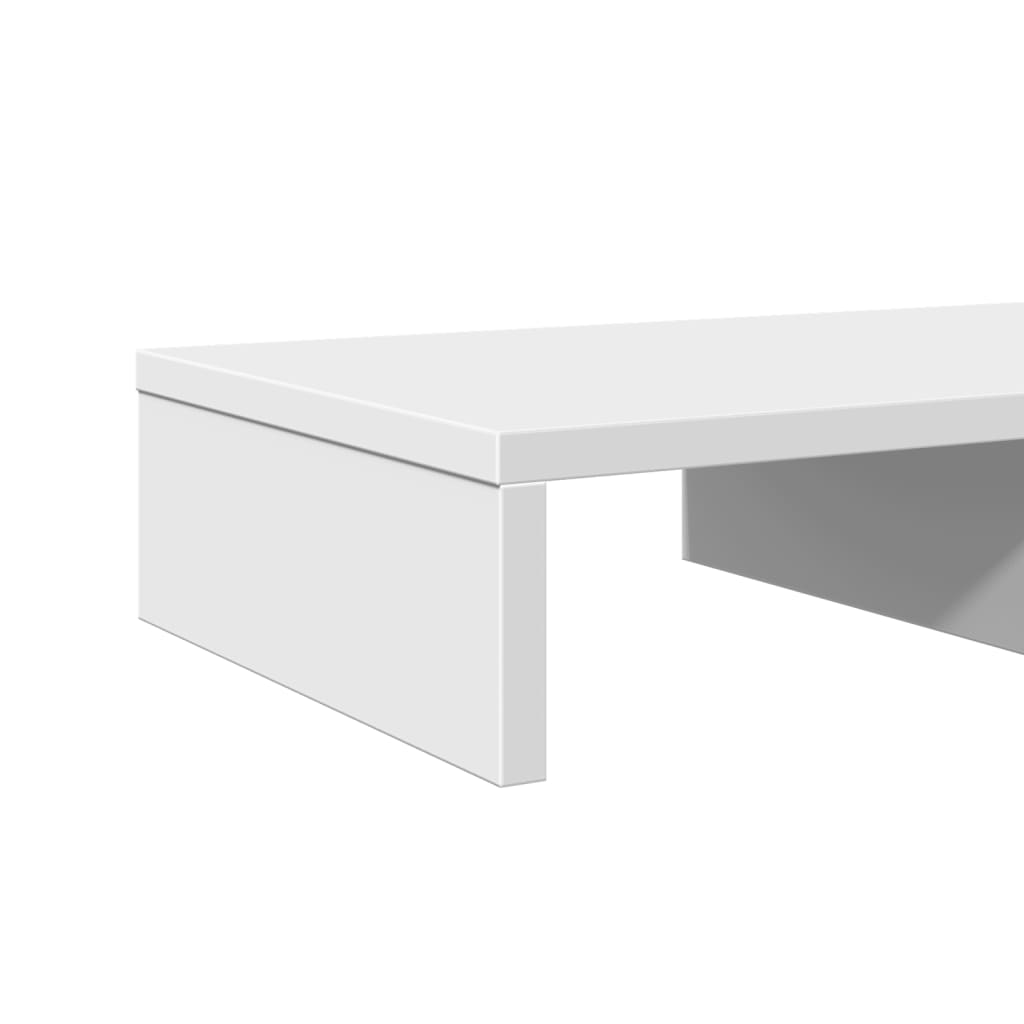 vidaXL Monitor Stand White 50x27x10 cm Engineered Wood