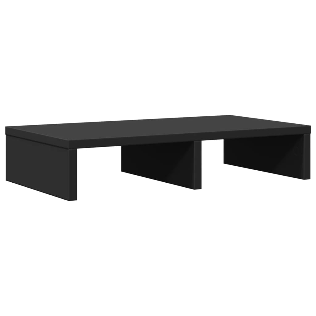 vidaXL Monitor Stand Black 50x27x10 cm Engineered Wood