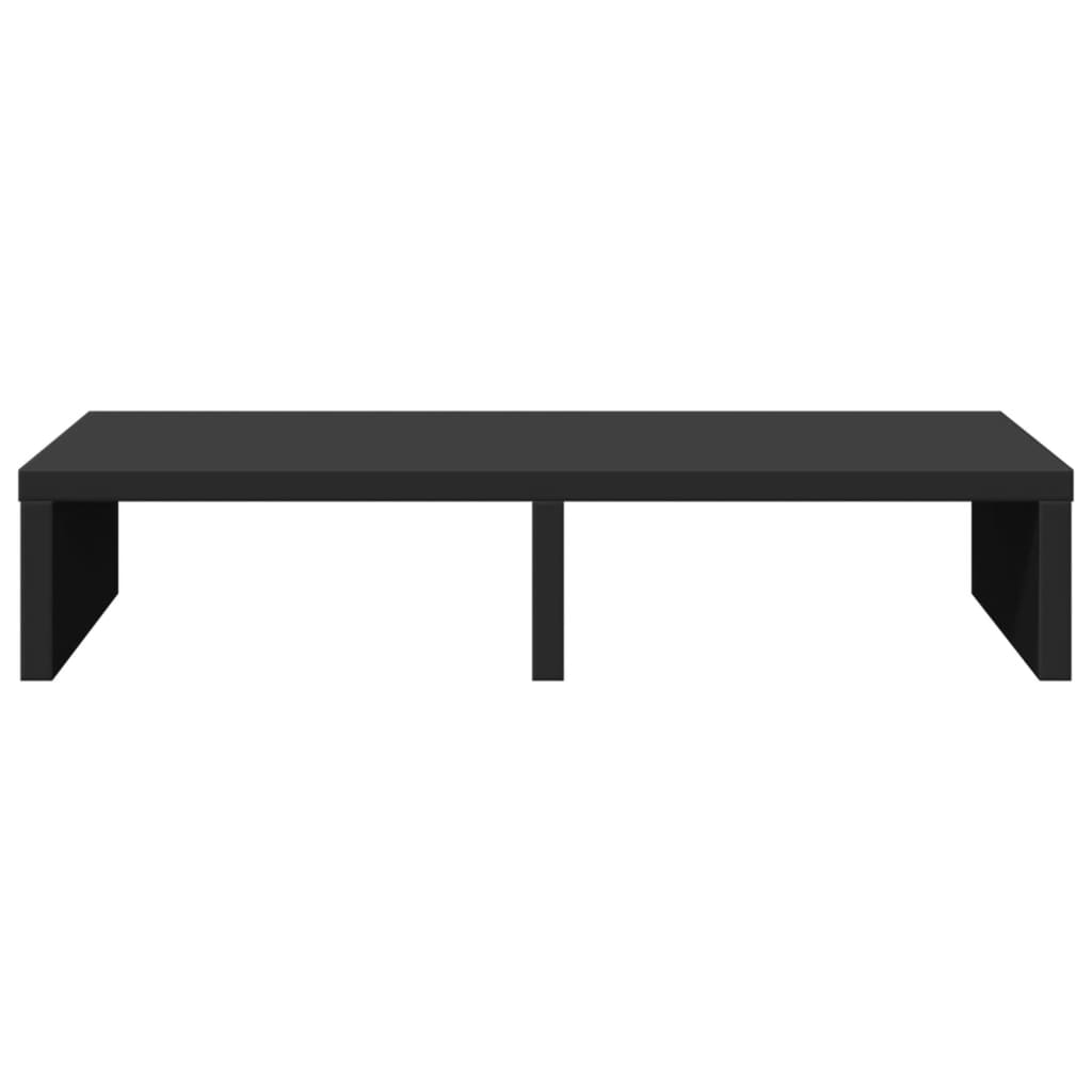 vidaXL Monitor Stand Black 50x27x10 cm Engineered Wood