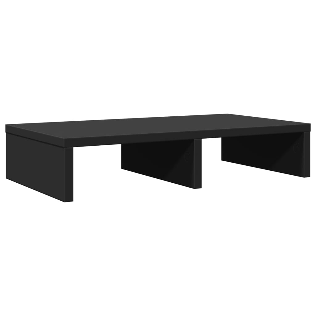 vidaXL Monitor Stand Black 50x27x10 cm Engineered Wood