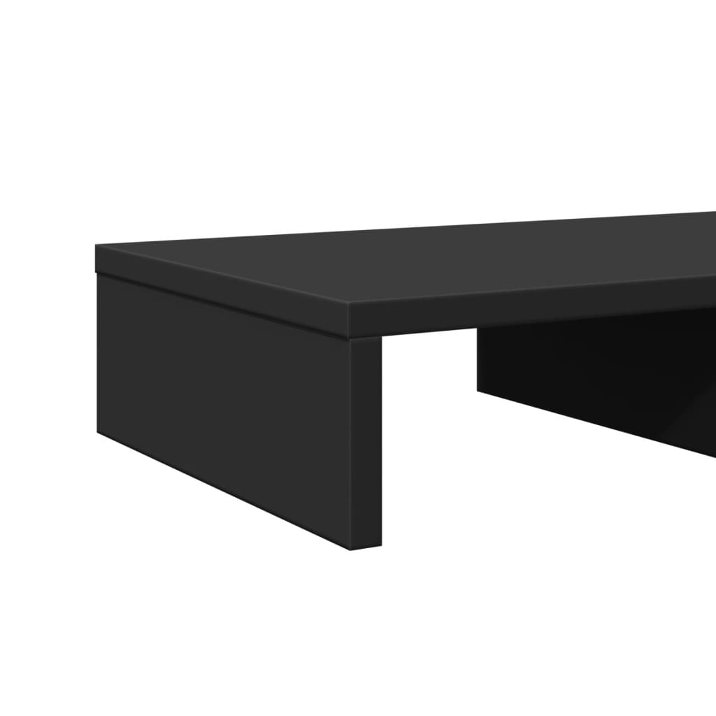 vidaXL Monitor Stand Black 50x27x10 cm Engineered Wood