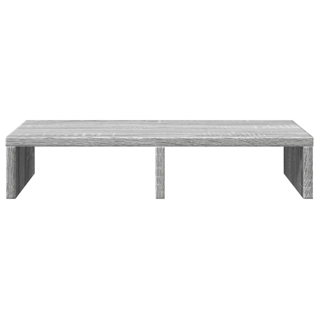 vidaXL Monitor Stand Grey Sonoma 50x27x10 cm Engineered Wood