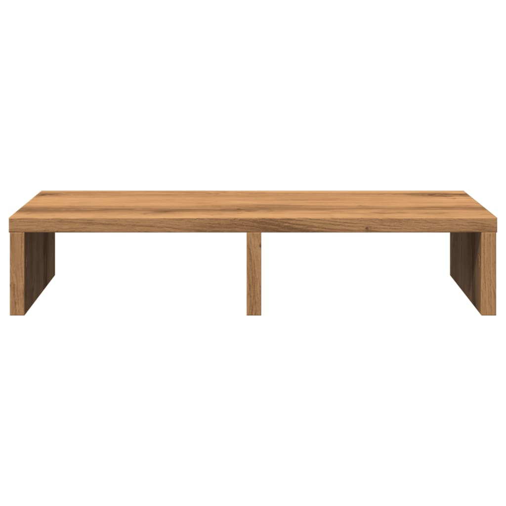 vidaXL Monitor Stand Artisian Oak 50x27x10 cm Engineered Wood