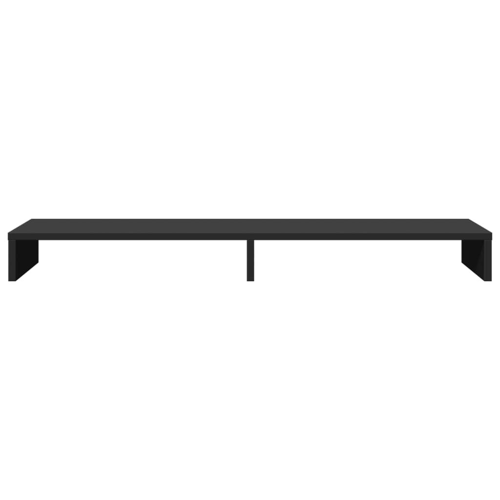 vidaXL Monitor Stand Black 100x27x10 cm Engineered Wood