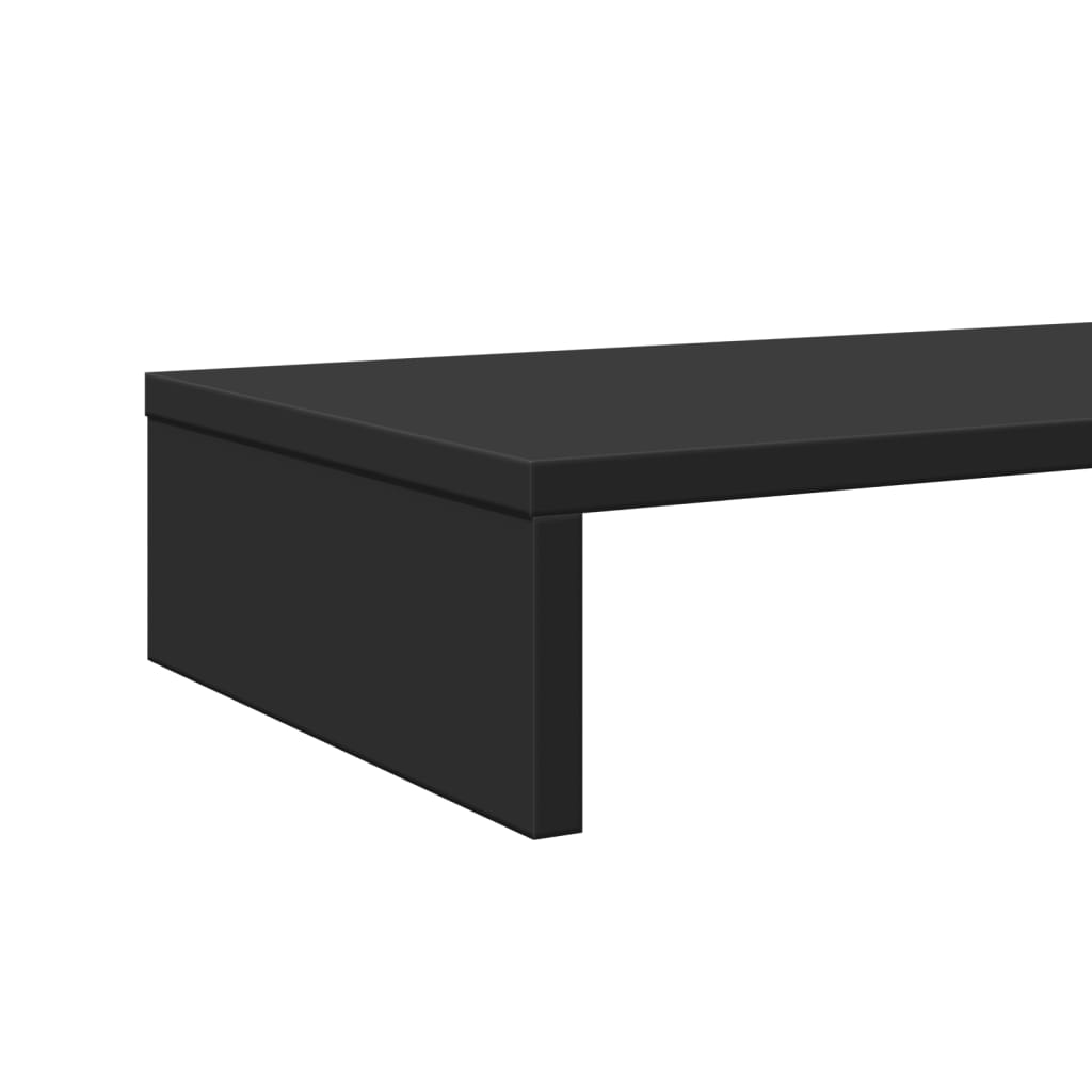 vidaXL Monitor Stand Black 100x27x10 cm Engineered Wood