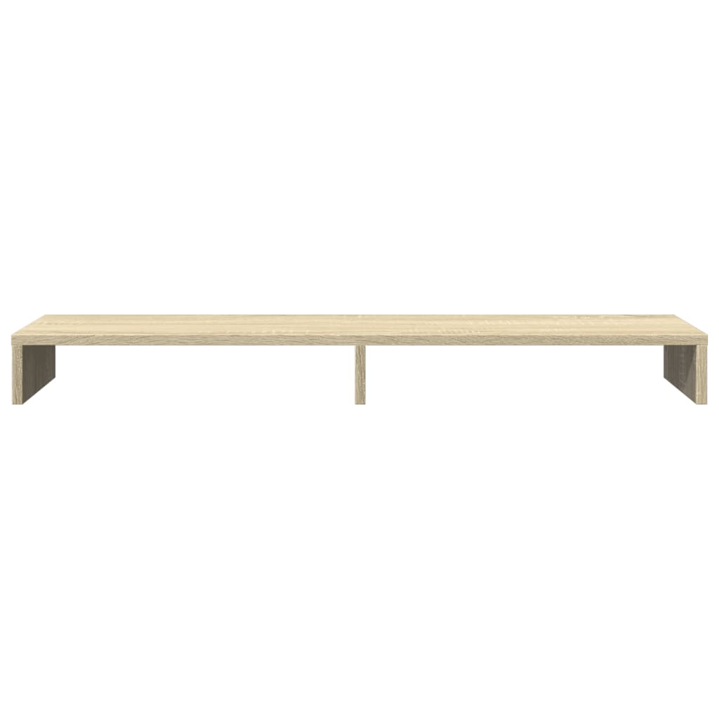 vidaXL Monitor Stand Sonoma Oak 100x27x10 cm Engineered Wood