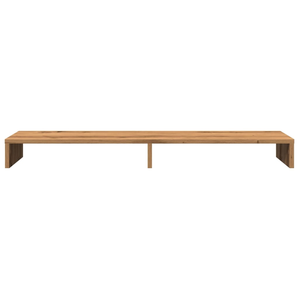 vidaXL Monitor Stand Artisian Oak 100x27x10 cm Engineered Wood