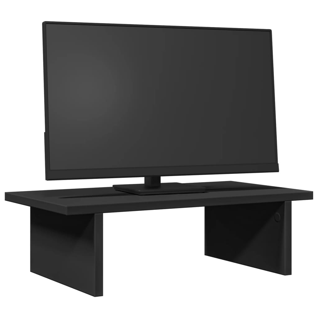 vidaXL Monitor Stand Black 50x27x15 cm Engineered Wood