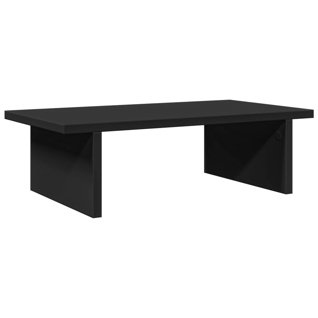 vidaXL Monitor Stand Black 50x27x15 cm Engineered Wood