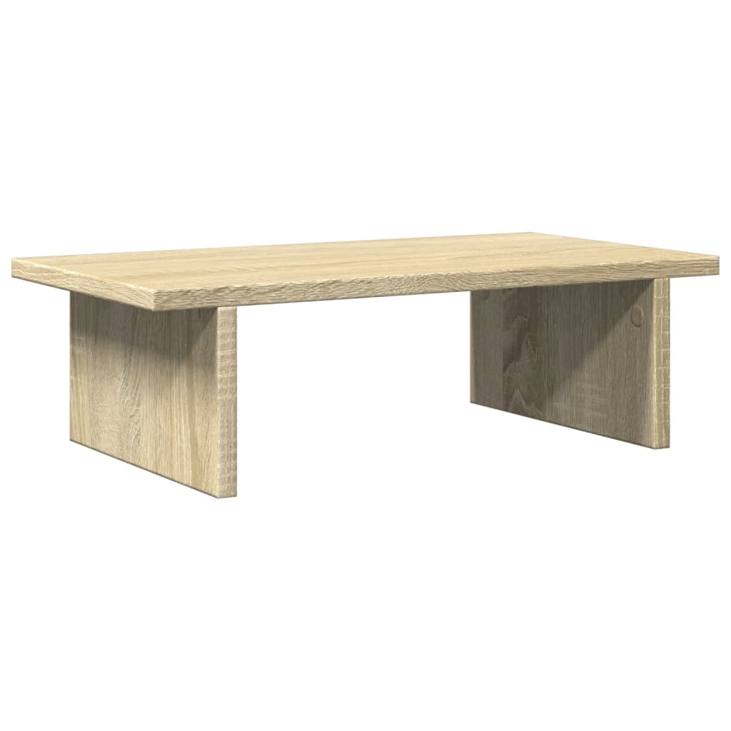 vidaXL Monitor Stand Sonoma Oak 50x27x15 cm Engineered Wood