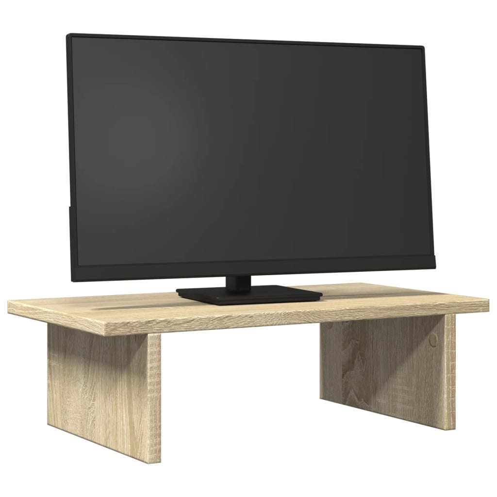 vidaXL Monitor Stand Sonoma Oak 50x27x15 cm Engineered Wood